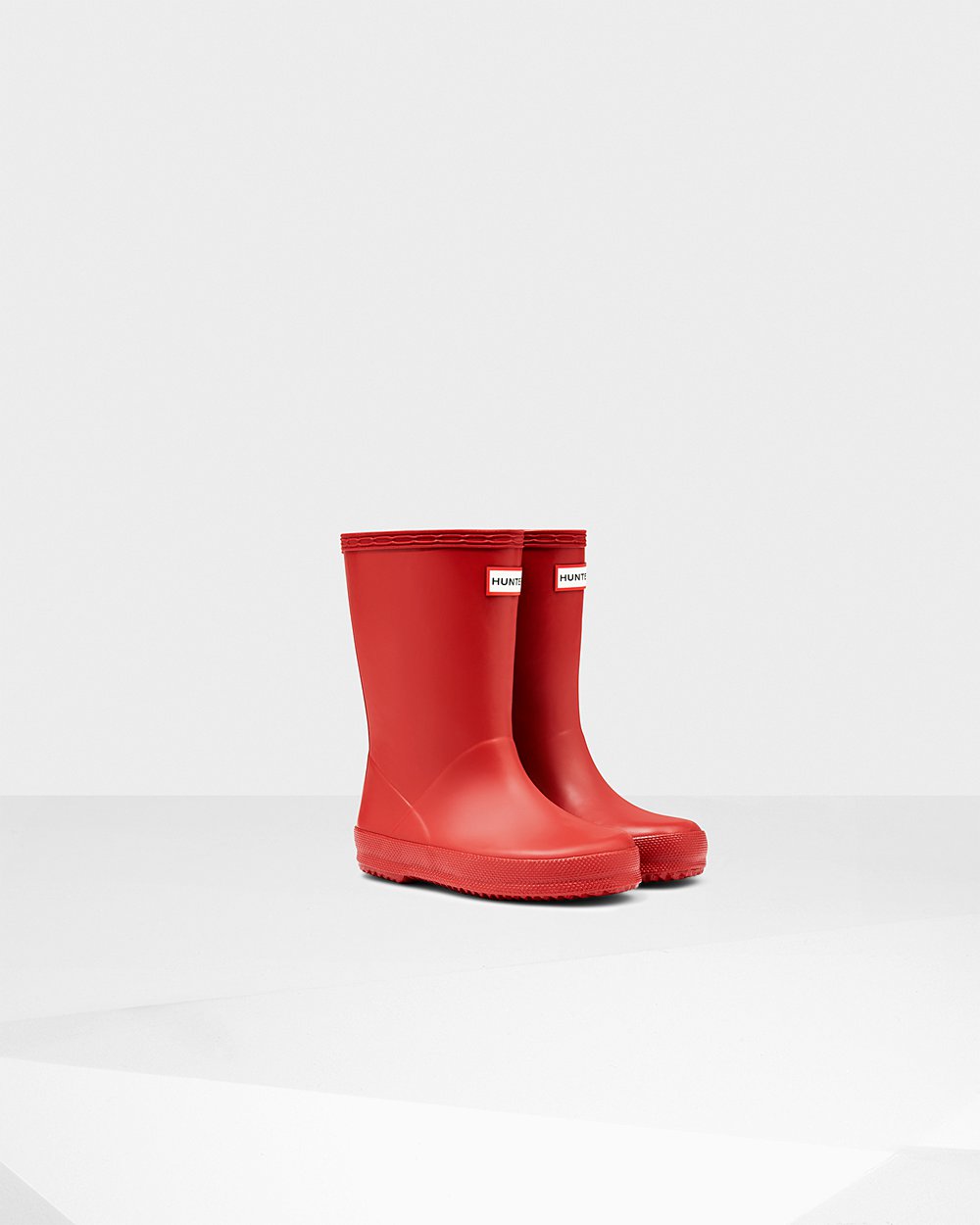 Bottes de Pluie Hunter Original First Classic Enfant Rouge XQYVOCA-17